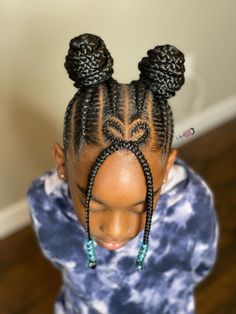 How To Braid Up The Back Of Your Head, Black Daughter Hairstyles Braids, Hairstyles With No Braids, Kids Cornrow Hairstyles Natural Hair For School, Kids Natural Braided Hairstyles, Natural Cornrow Hairstyles For School, Braids For Kids Black, Kiddie Braids, Cornrow Hairstyles For Kids