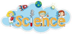 the word science surrounded by cartoon characters