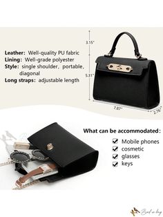 Bird in Bag - Trendy Women's Crossbody Bag with PU Leather Satchel Flap Evening Bags With Metal Hardware In Faux Leather, Evening Faux Leather Bags With Metal Hardware, Evening Faux Leather Mobile Phone Bag, Phone Pouch, Cleaning Materials, Womens Crossbody Bag, Bird In Bag, Square Bag, Leather Satchel