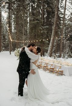 Winter Wonderland Wedding in Montana | Montana Photographer | GNP elopements. Explore elegant outdoor winter wedding décor ideas that will leave you breathless and inspired to plan your own snowy escape. See winter elopement mountains, micro wedding winter, winter elopement reception and vintage winter elopement. Book Brogan to capture your dreamy winter elopement at photographybybrogan.com. Elopement Pictures, Elopement Destinations, Elopement Wedding Dresses