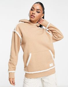 Hoodies & Sweatshirts by UGG Laid-back looks Fixed hood Pouch pocket Logo detail Relaxed fit Ugg Hoodie, Camel Style, Hoodie Jersey, Pocket Logo, New Years Eve Outfits, Sweat Hoodie, Women Hoodies Sweatshirts, White Hoodie, Womens Uggs