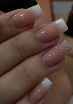 Nail Art Mariage, Spring Acrylic Nails, Lavender Nails, Cute Nail Art Designs, Simple Gel Nails, Girly Acrylic Nails, Blush Nails, French Acrylic Nails