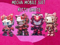 the hello kitty emote is coming to mecha mobile suit and it's available for pre - order