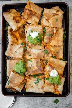 the best fall appetizer but taco chicken sheet pan quesadilla