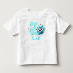 Cute Shark Birthday Custom Age Boy Toddler T-shirt