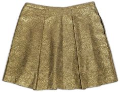 Gold Skirt, Gold Brocade, Club Monaco, Pleated Skirt, Ballet Flats, Monaco, Unique Pieces, Floral Pattern, Ballet