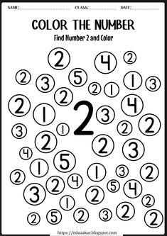 color the number 8 and 9 with numbers to 10 on each page in this worksheet