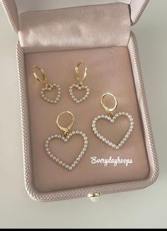 Charm size  hoop size; 12mm x 12mm 18k GOLD plated earring set.  They are 18k Gold plated so can be worn everyday and keep their gorgeous gold colour and shine, longer than your standard.  *Shipping available for International orders * Shipped same/next business day * All jewelry come in a gift pouch ✨ * Message me if you have any questions or custom requests 💕 box not included Valentine's Day Huggie Single Earring, Valentine's Day Single Huggie Earring, Heart Charm Hoop Jewelry As Gift, Heart Charm Hoop Jewelry For Gifts, Hoop Jewelry With Heart Charm For Gifts, Trendy Hoop Jewelry For Valentine's Day, Trendy Valentine's Day Hoop Jewelry, Dainty Hoop Earrings For Valentine's Day, Elegant Everyday Huggie Earrings For Valentine's Day