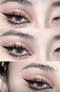 Anime Makeup Looks, Anime Eye Makeup, Mekap Mata, Douyin Makeup, Doll Eye Makeup, Cute Eye Makeup, Anime Makeup, Korean Eye Makeup, Ulzzang Makeup