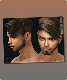 Sims 4 Facial Hair CC: Beard Z04 By Zenx