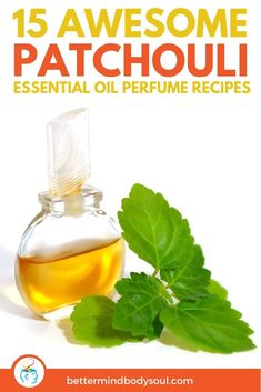 Perfume Oil Recipes, Essential Oil Perfume Blends, Patchouli Perfume, Diy Perfume, Essential Oils Health, Patchouli Oil