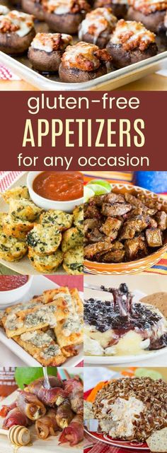 an assortment of appetizers for any occasion