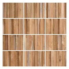 several images of different wood planks arranged in the shape of squares and rectangles