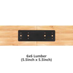 the 6x6 luber 5 - inch x 5 - inch black rubber strip