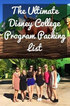 the ultimate disney college program packing list is here and it's easy to do