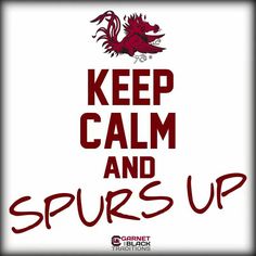 a keep calm and spurs up sign