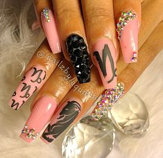 Capricorn nail art Capricorn Nail Art, Horoscope Nail Art, Capricorn Nails, Zodiac Nails, Birthday Nail Ideas, Birthday Nails Ideas, 21st Birthday Nails, Sweet 16 Nails, Birthday Nail Art