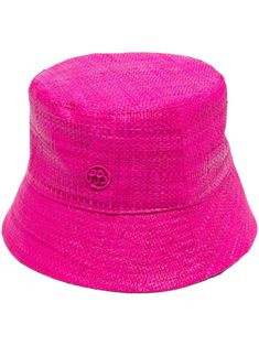 fucsia pink cotton/straw woven wicker design embroidered logo to the front flat peak wide brim Straw Bucket Hat, Latest Fashion Design, Fishing Hat, Crossbody Tote Bag, Moon Boots, Crossbody Tote, Cool Socks, Small Leather Goods, Pink Cotton