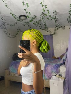 Hair Color For Dreads Locs, Multi Color Locs, Loc Color Ideas Black Women, Colored Locs Black Women, Dyed Locs Ideas, Yarn Locs, Loc Colors, Dyed Locs, Green Dreads