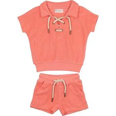 Beach Terry Short Set. | Maniere | Beach Terry Pullover Top & Short Set, Coral (Pink, Size 12M) | Maisonette collects the best children’s products from around the world (unlike Zulily, Etsy, The Tot, Farfetch Kids, Childrensalon, Crate and Kids, Kohls, Wayfair, Buy Buy Baby, Nordstroms, Mini Boden, J.Crew Factory, or PotteryBarn Kids), creating a curated shopping experience for you. Think of us as your shortcut to fashion for litte ones! Sporty Pink Tops For Vacation, Sporty Pink Top For Vacation, Terry Shorts, Buy Buy, Buy Buy Baby, Winter Coats Jackets, Mini Boden, Short Set, J Crew Factory