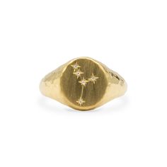 From our Celestial Collection, the Celestial Signet Rings are a perfect gift to oneself or others. We love it as a pinky ring, but wear however you wish! Metal: 18KY Finish: Light Hammer on sides, Satin finish on top of ring Signet Face Measures 13.5MM by 9.5MM Stone: Diamond Carats: 0.05 - 0.15 CTS depending Celestial Sign Quality: VS G Made with love in Los Angeles Please allow 3-4 weeks for fabrication Jewellery Photo, Stamping Jewelry, Ring Inspo, Resize Ring, Masonic Ring, Signet Rings, Metal Light, Celestial Jewelry, Ring Stone