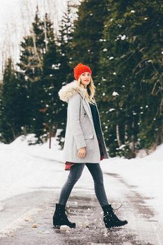 Tuque City Winter Outfit, Cute Winter Coats, Pijamas Women, Deer Valley