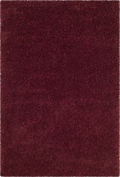 Safavieh Santa Monica Shag SGN725 Maroon Area Rug