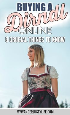 a woman in a dress with the text buying a dird online 9 crucial things to know