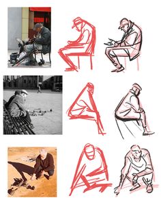 More on shapes Rad Sechrist, رسم كاريكاتير, Drawing Exercises, Figure Sketching, Gesture Drawing, Urban Sketching, Drawing Skills, Character Design References