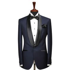 Elevate your formal wardrobe with our Finest Blue Tuxedo, perfect for grooms, groomsmen, and special occasions. This impeccably tailored dinner suit combines classic sophistication with modern design, ensuring a polished and refined look. Ideal for weddings and formal events, this suit offers a comfortable fit and an elegant silhouette. Whether you're the groom or part of the wedding party, this suit will make you stand out with style and confidence, making it an essential addition to your formal attire. Please note: This is a made-to-measure product. Simply select your approximate chest size when placing your order. Once your order is received, we will contact you to schedule a video call for complete measurements. Color Disclaimer: While we make every effort to display the colors accurat Tuxedo For Men Blue, Blue Tuxedo Men, Groom Tuxedo Blue, Dark Blue Tuxedo, Blue Tuxedo Jacket, Blue Tuxedo, Blue Dinner, Blue Tuxedos, Blue Suit Wedding