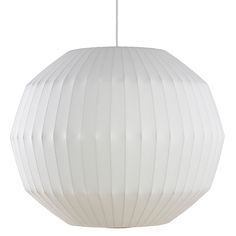 a white light hanging from a ceiling fixture