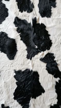 the black and white cow skin is very soft