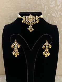 Handmade kundan choker with earrings light weight & traditional design Traditional Multicolor Kundan Choker, Kundan Hand-set Round Choker, Luxury Dual-tone Kundan Necklace For Festivals, Traditional Hand-set Kundan Choker Necklace, Luxury Dual-tone Kundan Necklace, Indian Jewelry, Traditional Design