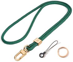 PRICES MAY VARY. ✅【SIZE】The neck lanyard is roughly 21" long. ✅【SKIN FRIENDLY CORD】Woven from smooth and soft nylon/polyester, While providing comfortable wearing experience, the cord is also very resistant to abrasion. ✅【MULTI-FUNCTION】Suitable for attach your ID badges, phone, keys, wallet, and other accessories. ✅【SIMPLE STYLE】This lanyard has a simple design gives it a classy look without being too monotonous, making it suitable for matching with everyday wear. ✅【COOL GIFT】A cool gift suitab Key Lanyard Lululemon, Accessories Simple, Neck Lanyard, Baby Luggage, Black Hook, Badge Lanyard, Key Lanyard, Keychain Design, Dark Olive Green