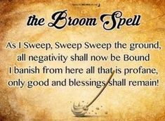 Broom Spell, Spells For Beginners, Broom Closet, Wealth Abundance, Spell Work, Under Your Spell, Wiccan Witch, Eclectic Witch, Magick Spells