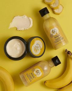 The Body Shop Logo, Best Body Shop Products, Banana Shampoo, Banana Puree, Body Shop Skincare, Body Shop At Home, Lovers Day, Hair Food, Hair Care Tips