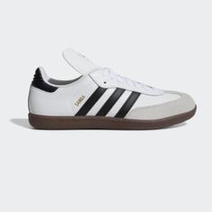 Born on the pitch, the Samba is a timeless icon of street style. These shoes stay true to their legacy with a soft leather upper and suede overlays. Adidas Sporty Sneakers With Leather Sole, Adidas Casual Sneakers With Leather Sole, Adidas Samba Classic, Samba Classic, Samba Og Shoes, Adidas Samba Og, Black Clouds, Mens Soccer, Cloud White