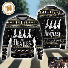 The Beatles Abbey Road Christmas Style Green Knitted 2023 Holiday Ugly Christmas Sweater (Copy) The Beatles Abbey Road, Sweater Designs, Holiday Sweaters, Beatles Abbey Road, Unique Sweaters, Christmas Style, Abbey Road, Sweater Collection, Holiday Style