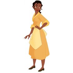 the princess and the frog character from disney's animated movie