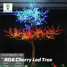 Cherry Blossom LED Tree 13ft Light Tree, Cherry Blossom Trees, Outdoor Trees, Led Tree, Blossom Tree, Mini Christmas Tree, Cherry Blossom Tree, Blossom Trees, Cherry Tree