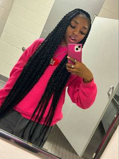 Faceless Pics Black, Faceless Pics, Two Braid Hairstyles, Braids Hairstyles Pictures, Cute Box Braids Hairstyles, Pretty Braided Hairstyles, Mirror Pics, Mirror Pic, Locs Hairstyles