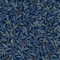 sample willowberry navy peel and stick wallpaper by york wallcoverings 1 Ivy Vine, Commercial Wallpaper, The Company Store, Wallpaper Rolls, Peel And Stick Vinyl, Up House, York Wallcoverings, Peel Stick Wallpaper, Burke Decor