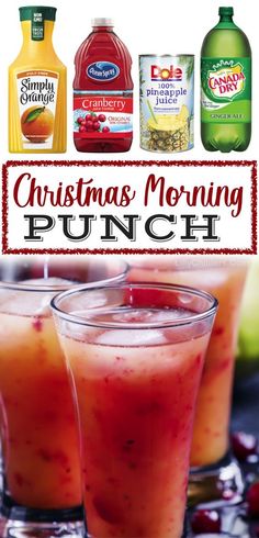 christmas morning punch recipe with apples and cranberries