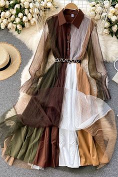 Long Sleeve Shirt Dress, Mode Inspiration, A Dress, Stylish Dresses, Modest Fashion, Classy Outfits, Pretty Dresses, Aesthetic Clothes, Pretty Outfits