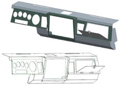 a drawing of the inside of a vehicle with its door open and side window opened