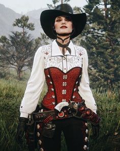 Red Dead Outfits, Female Outfit Ideas, Wild West Outfits, Red Dead Redemption Art, Red Dead Redemption Ii, Female Outfits