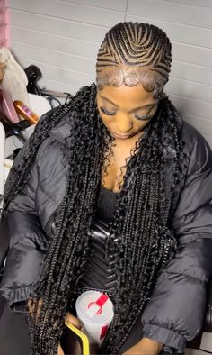 Two Butterfly Braids, Butterfly Braids, Lemonade Braids Hairstyles, Faux Locs Hairstyles, Quick Weave Hairstyles, Braided Cornrow Hairstyles, Quick Braided Hairstyles