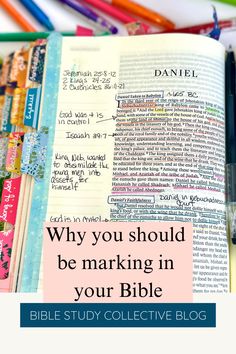 marking in your Bible My Creative Bible, 2024 Prayers, Bible Marking, Bible Projects, Scripture Marking, Faith Goals, Bible Studying, Creative Bible, My Bible