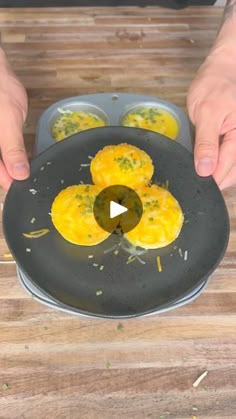 1.1M views · 13K reactions | Egg bites a better way to make breakfast! | Egg bites a better way to make breakfast! | By The Vu Kitchen | Mayonnaise into your muffin tin
just like that. Mayonnaise, scrambled eggs, Now we're going to add a little
bit of cheese and then we're going to bake this guy at 350
everybody. Okay? Bake this guy at 350 and you're going to be
left off with something amazing. Okay so we added our
cheese. We added our eggs. We added our mayonnaise. Now we're
going to get some black pepper. Use real black pepper people.
Do not use pre-grounded. They can add artificial fillings
into it like other things. Add some chives. Freeze dried
chives work fine. Perfect. Blow it off. Now give it that mix. Beautiful We're not going to
add any salt unless you guys want to add some salt. Air Fryer Quick Recipes, Optivia Hacks, Healthy Protein Muffins, Breakfast Egg Bites, Bouncy Egg, Dried Chives, Ways To Cook Eggs, Egg Cups Breakfast, Egg Bites Recipe