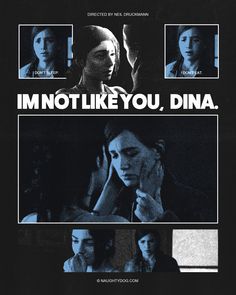 the movie poster for i'm not like you, dinaa with four people